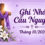 Ghi Nhớ Cầu Nguyện Tháng 10/2026